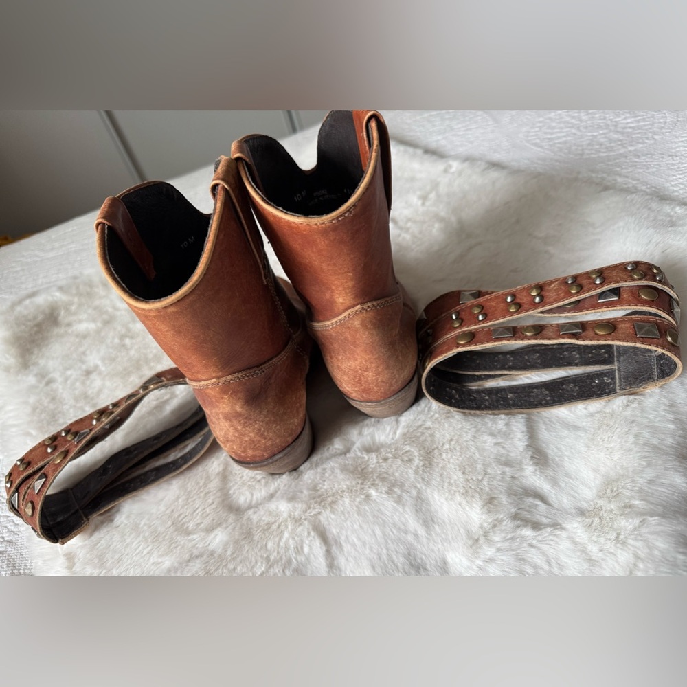 Corral Boots with accessory ankle wrap sz 10❤️‍🔥 - Picture 12 of 15